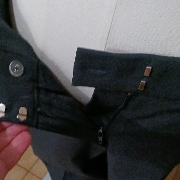 NWT- H&M Women's Navy Blue Straight Leg Dress Pants - Picture 6 of 8